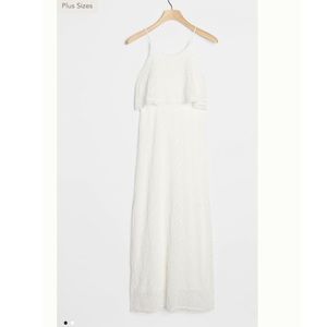 Anthropologie Madilyn Embroidered Maxi Dress
